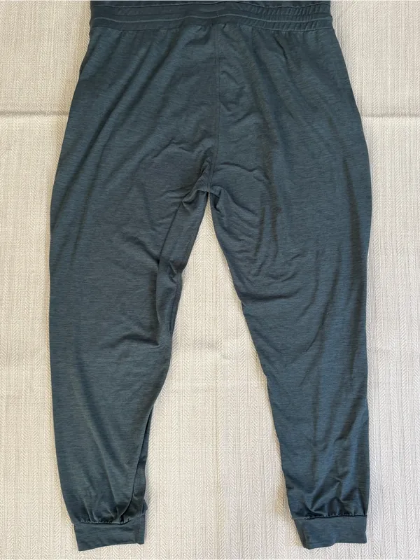Vuori Lux Jumpsuit in Stone Heather Blue Size Small - Image 8