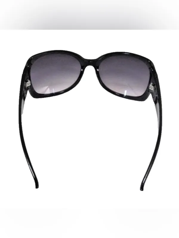 GUESS shinny Black Plastic Sunglasses 20-Rhinestone Gold Logo GO00069-01B NEW - Image 5