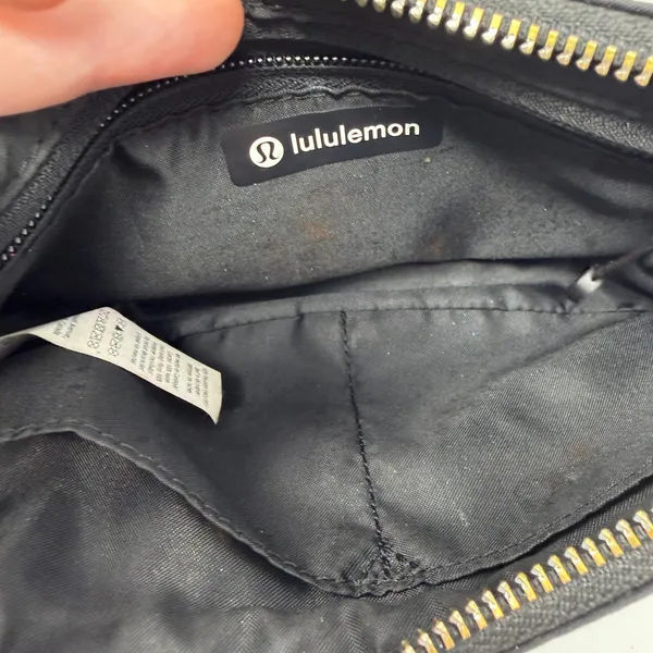 Lululemon City Essentials Shoulder Bag 4L Nylon Black Women O/S Black Mini Bag - Image 5