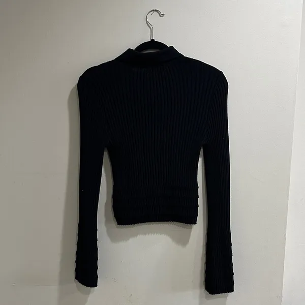 Maeve by Anthropologie Black Knit Top - Image 7