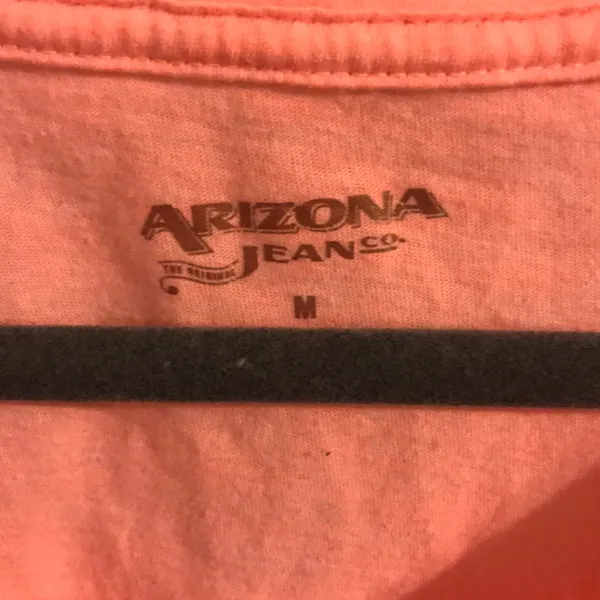 Arizona Jeans Peach Short Sleeve Top - Image 3