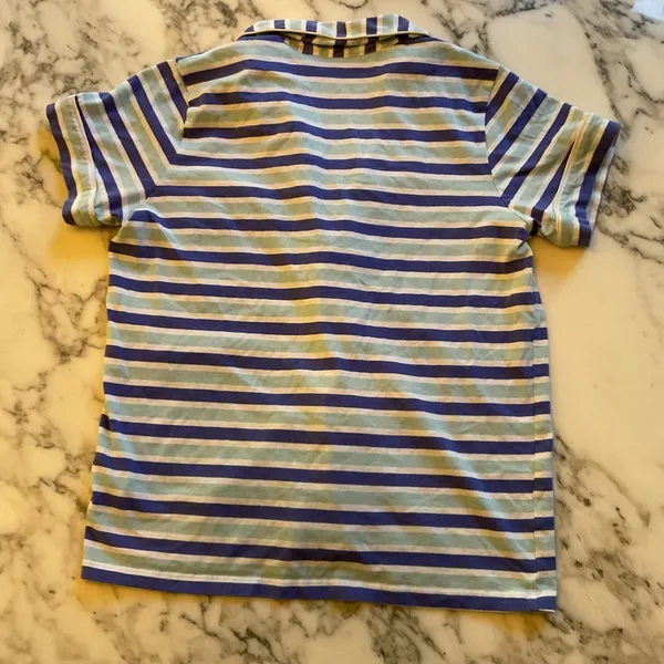 NWOT J Crew Women’s 100% Cotton Striped Pajama Top blue purple Sz XS - Image 5