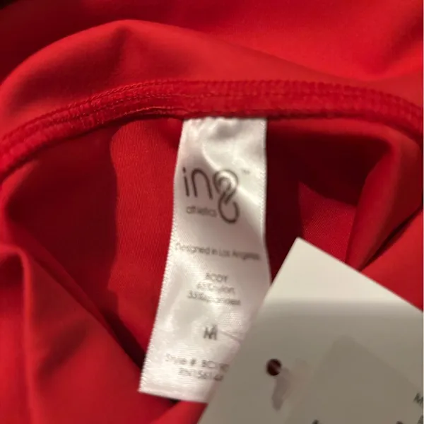 NWT Ing red athletic pants. Size‎ medium. - Image 6
