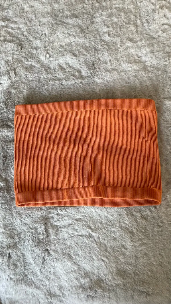 Orange tube top in a size S #summer #festival - Image 3