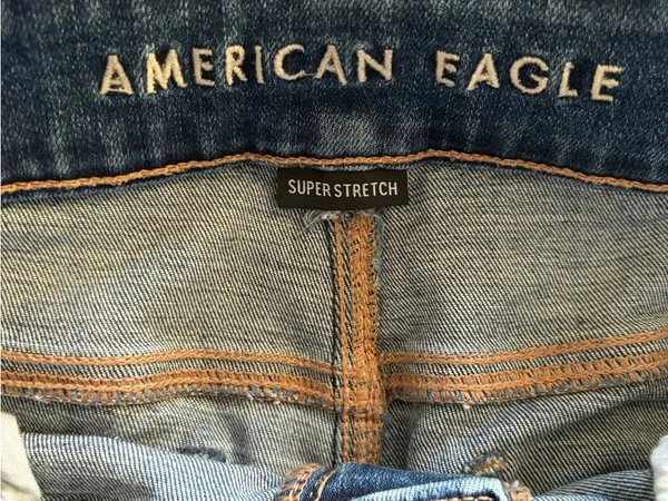 American Eagle Outfitters Women’s Blue Flare Jeans - Image 4