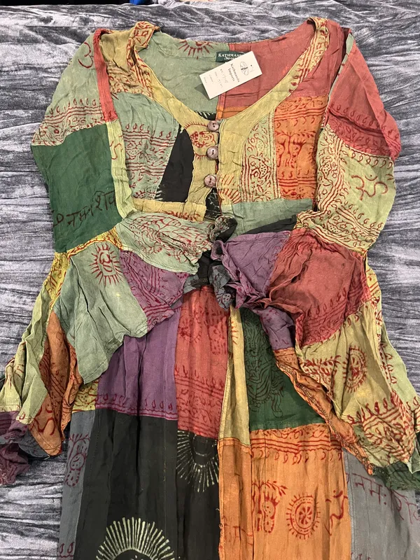 Green maxi Kimono By Kathmandu - Image 2