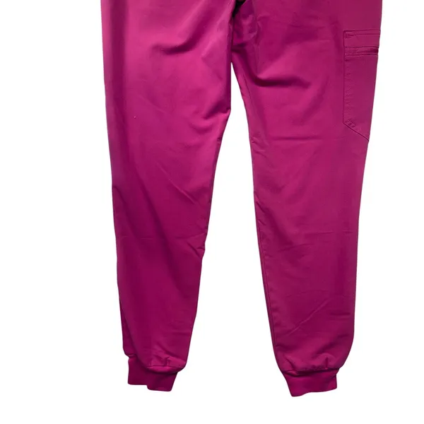 Figs Technical Collection Zamora Jogger Scrub Pants Pink XS W22SW2012 Womens - Image 9