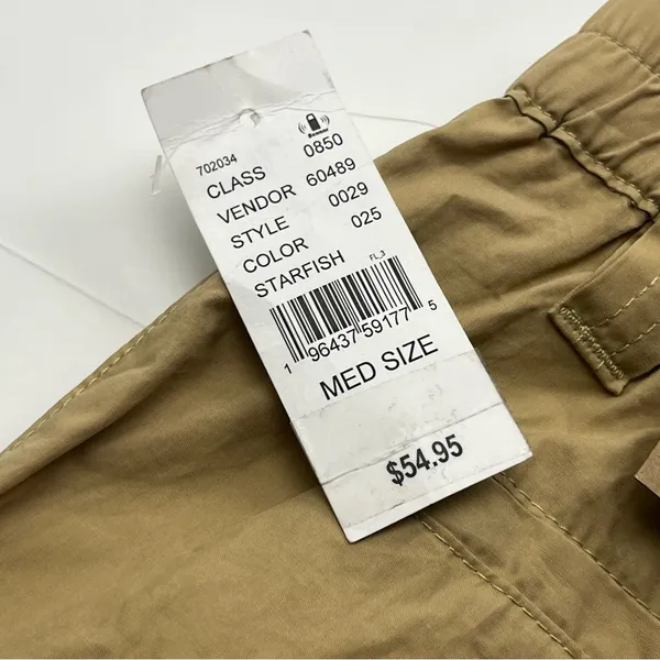 Pacsun‎ Low Rise Puddle Khaki Tan Womens Size Medium Pant Cargo Relaxed NEW - Image 7