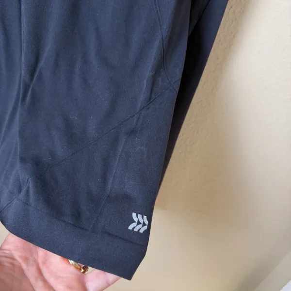 ALL IN MOTION Long Sleeve Athletic Top T SHirt Size Large Black - Image 2