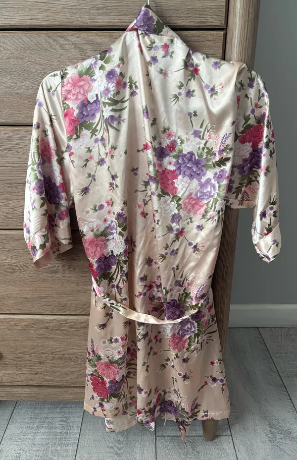 Silk robe Pink - Image 3