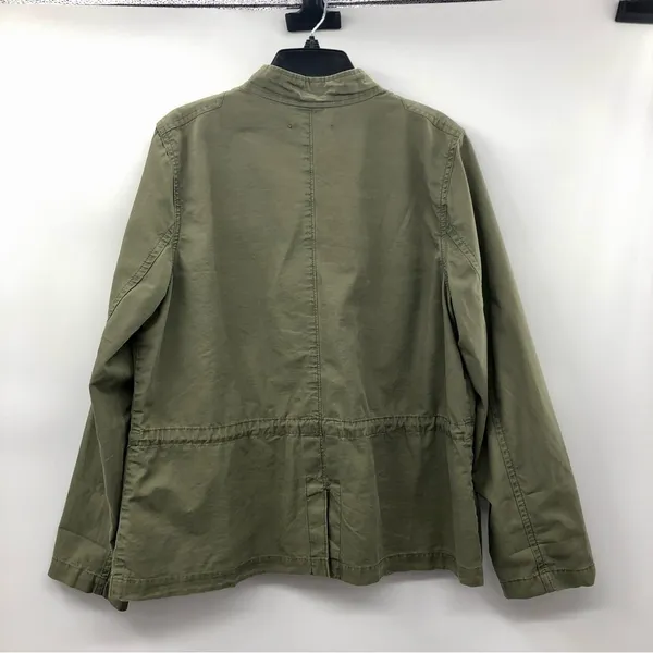 Gap Utility Jacket Womens XL Used Army Green - Image 2