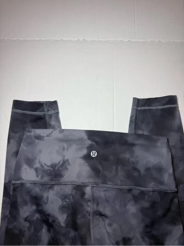 Lululemon Wunder Train Leggings In Diamond Dye Graphite Grey 25" - Image 2