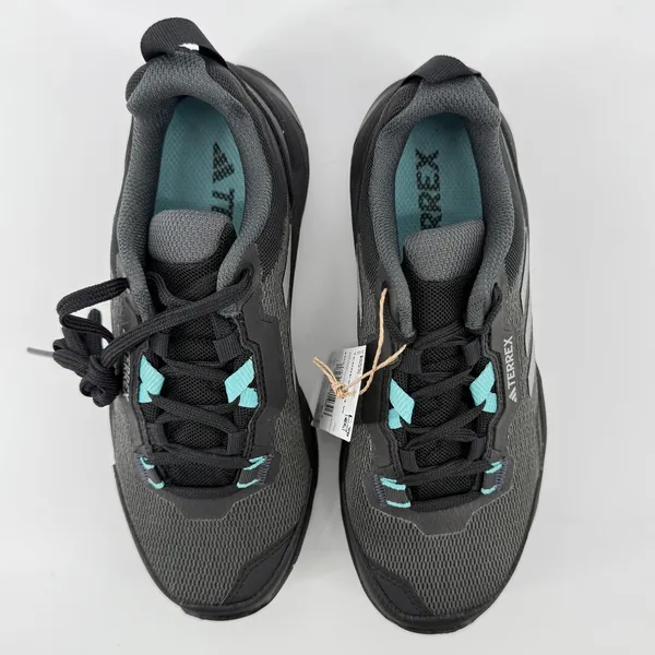 Adidas Terrex AX4 Gore-Tex Hiking Shoe Sneaker Women 5 Black‎ Gray Mint Tone NWB - Image 3
