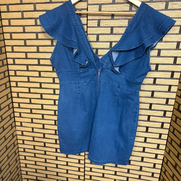 Perfectly Priscilla‎ Denim Dress Size XL - Image 2