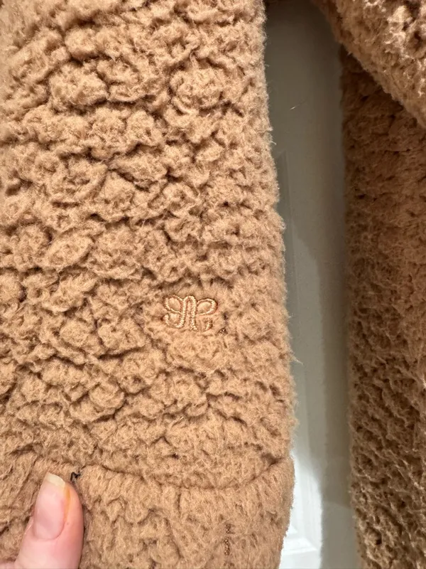 Albion Fit Sherpa Crop in Toffee - Image 7