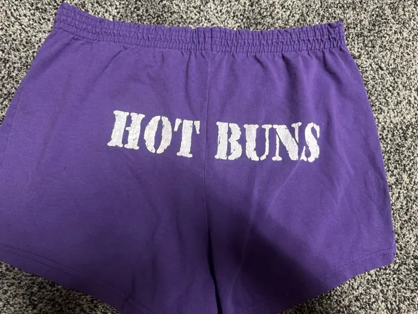 Lamberts "Hot Buns" shorts Purple Size M - Image 2