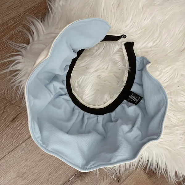 Portable Foldable Wide Large Brim Sun Hat Beach Hats For Women Empty Top - Image 3