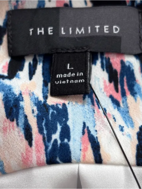 The Limited Ikat V-Neck Shift Dress Blue Pink Size Large NWT - Image 13