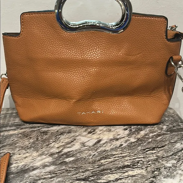 Tahari Tan Leather Women's Bag - Image 3