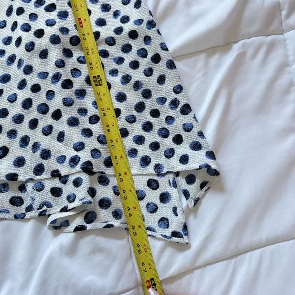 NWT Womens Size Small White Blue Polka Dot Tank Maxi Dress‎ Summer Beach Classic - Image 5