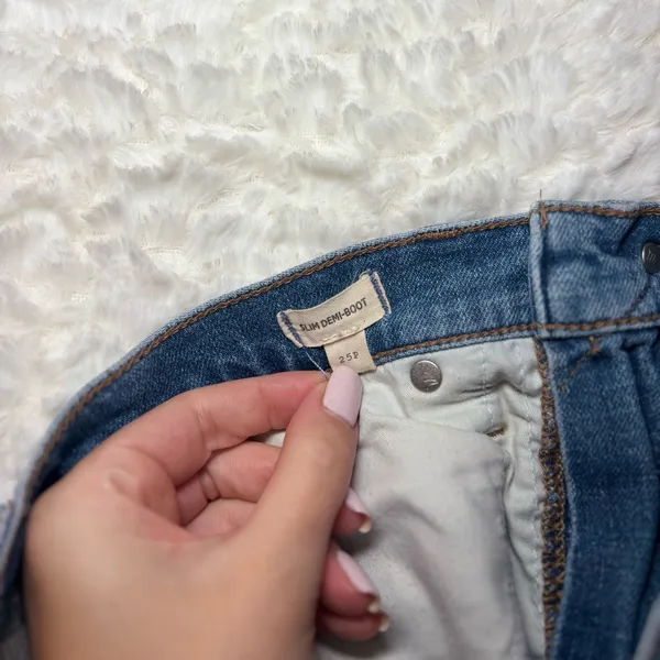 Madewell Women's Boot Cut Jeans Blue - Image 3