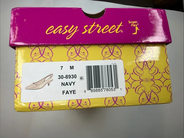 Easy Street Faye Slingback Kitten-Heel Pumps Size 7 M - Image 5
