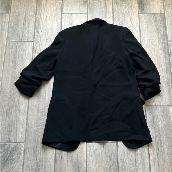 Zara Black Satin-Lined Blazer - Image 4