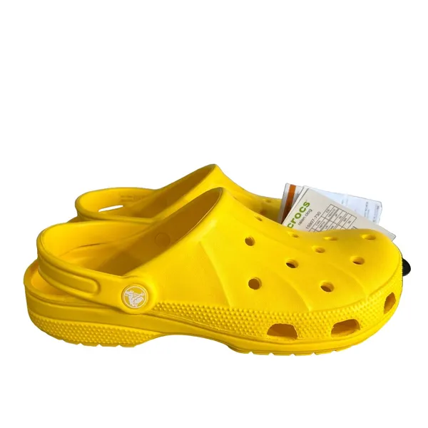 CROCS NEW Unisex Ralen Yellow Clog Size 8 or 10 #B1866 - Image 3