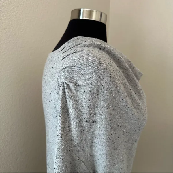 Anthropologie Gray Cowl Neck Sweater - Image 4
