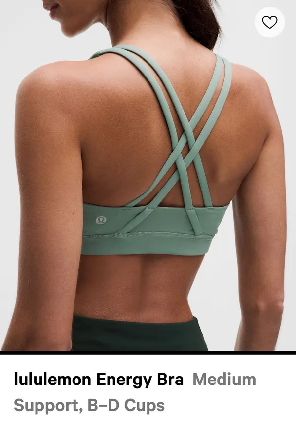 Lululemon Energy Bra Size 14 Black Camo - Image 5