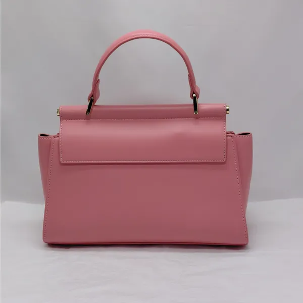 Womens Satchel Handbag Pink Quiet Luxury Coquette Office Chic Wedding Party - Image 3