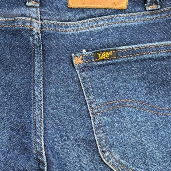 Lee Jeans Women 25 High Rise Flare Blue Boho Retro Western Indie Coastal Cowgirl - Image 7