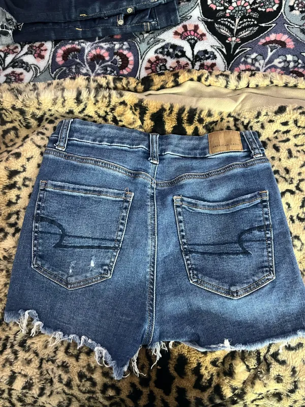 Next Level Stretch American Eagle Jean Shorts High-Rise - Image 2