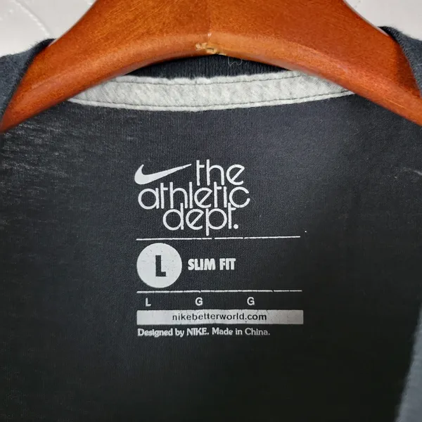 Nike x The Athletic Dept Womens T-shirt Size L Blue Move Your Airs Slim Fit Tee - Image 6