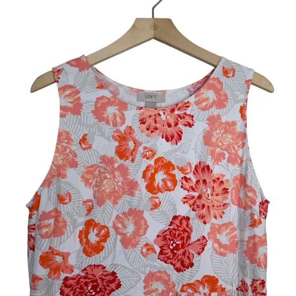 LOFT Women's L Floral Print Sleeveless Sundress - Image 3