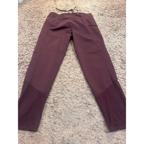 Nike Dri-FIT Burgundy Cropped‎ Running Leggings XS Athletic Workout Pants - Image 4