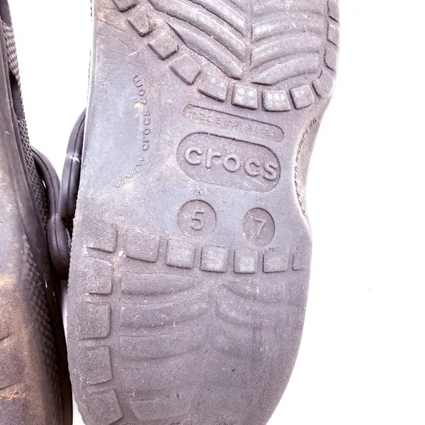 Crocs Black Classic Clog Sandals Size M5 W7 - Image 8