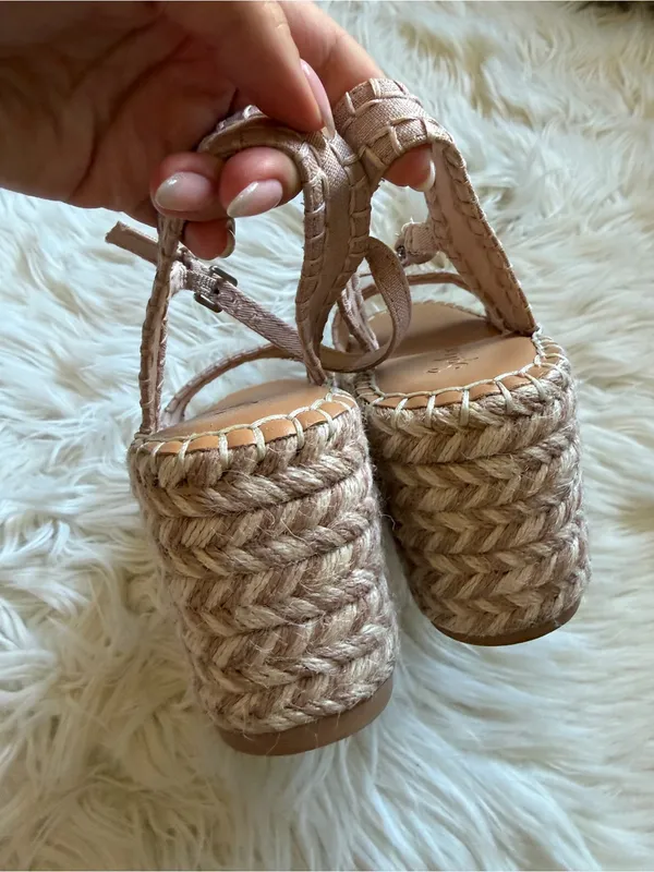 Splendid woven wedge sandals - Image 9
