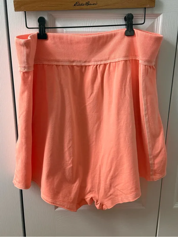 Free People Movement Hot Shot Harem Shorts in Neon Coral - Image 3
