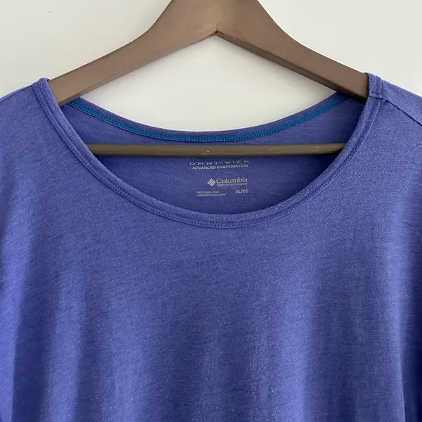 Columbia Omniwick Fitted T Shirt Violet Purple Size XL - Image 2
