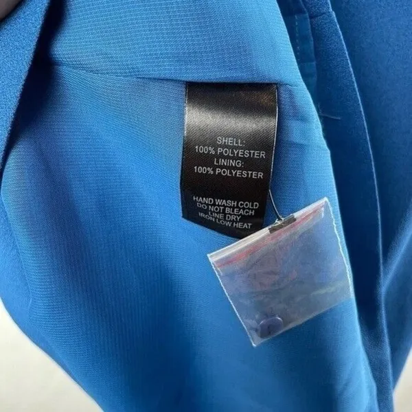 NWT Lulus Barbell Plunge Shift Dress in Teal Blue Size Extra Small‎ - Image 8