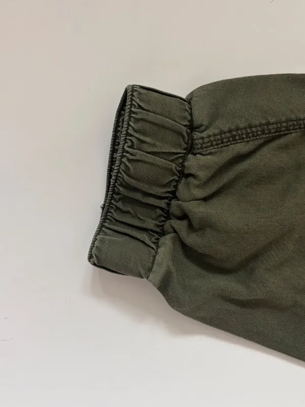 Abercrombie & Fitch Olive Green Cargo Jogger Pants Size M Utility Y2K - Image 4
