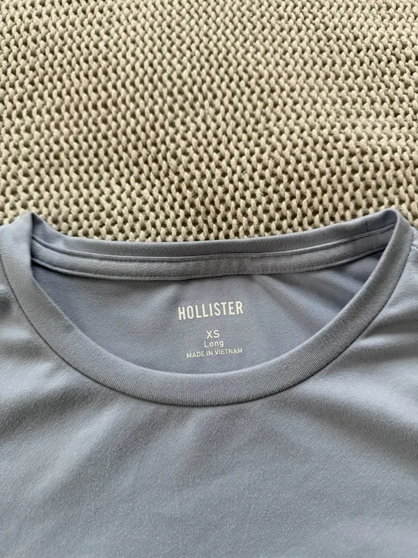 Hollister Blue Top Long Sleeve - Image 3