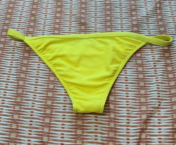 Los Angeles Apparel swim bottoms bathing suit pool beach summer yoga yellow - Image 2