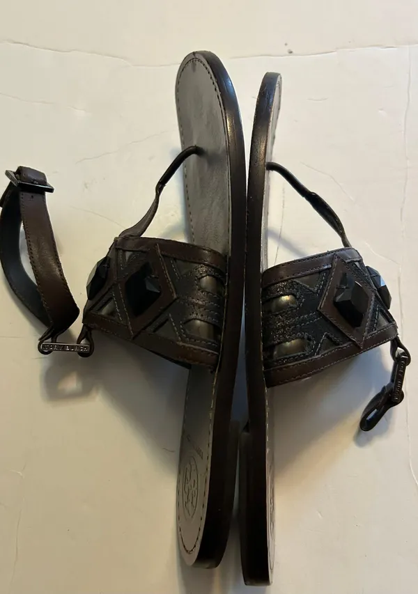 Brown Leather Sandals - Image 5