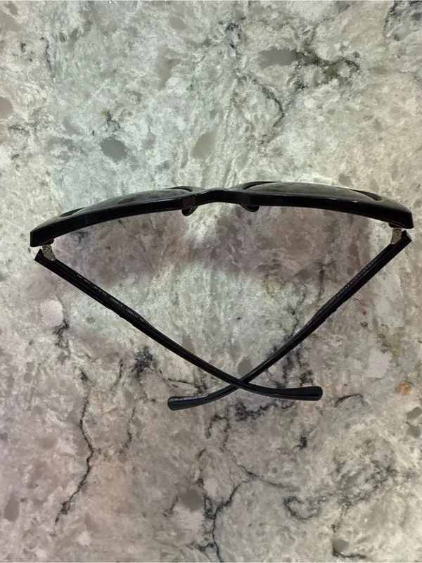 Armani Exchange Black Oversized Women's Sunglasses - Image 9