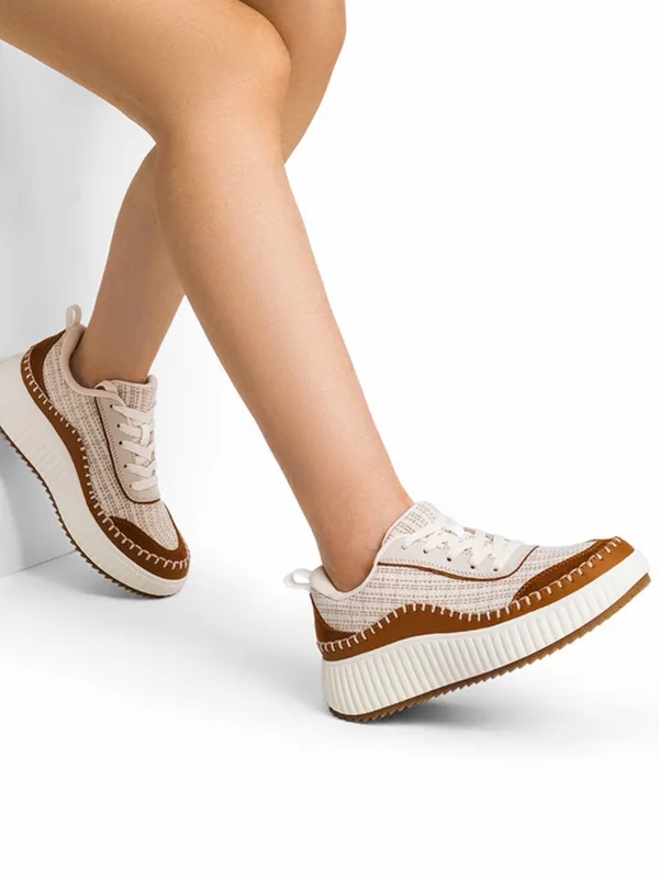 Dream Paris EUC Tweed-Effect Platform Fashion Sneakers WORN ONCE! - Image 2