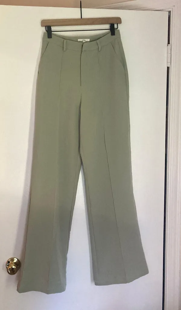 Mint Green Trousers Size M - Image 5