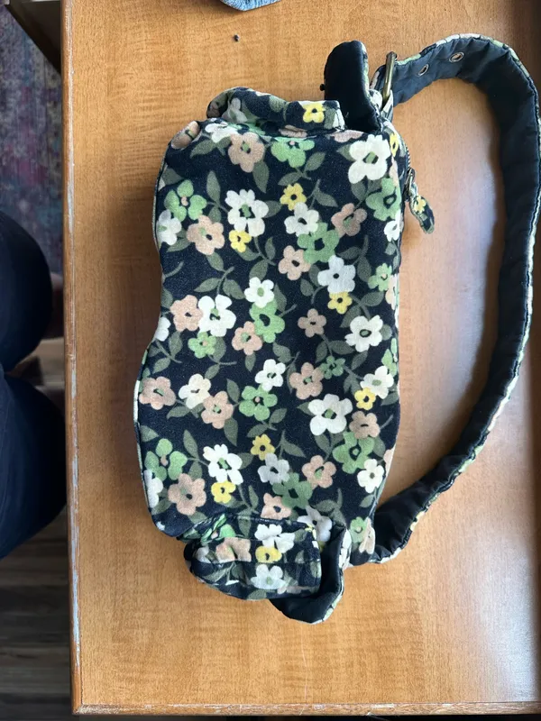 Y2K Gap Floral Velvet Shoulder bag - Image 7