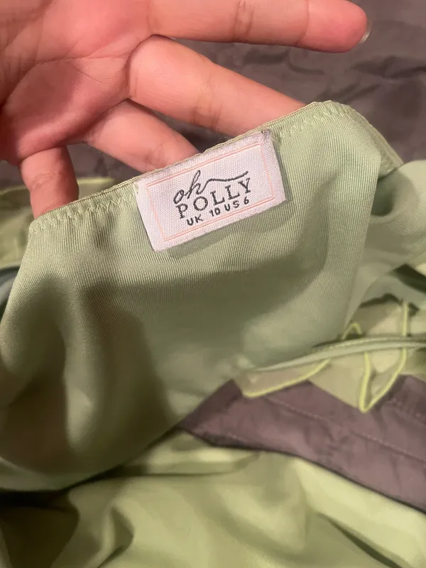 Oh Polly - Green cut-out Mini dress - Image 2